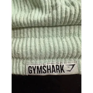 Gymshark Mint Green Ribbed Tie Front Long Sleeve Crop‎ Top Size S thumbnail 5