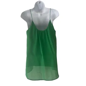 Honey Punch Size Small Green Chiffon Blouse‎ thumbnail 4