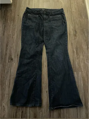 Mossimo y2k 2000s flared bell bottom jeans Women's Sz 12 Blue thumbnail 1