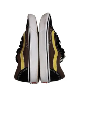Vans Women’s Black, Brown, and Yellow Sneakers thumbnail 3