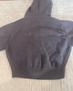 Zara HOODED KNIT CARDIGAN thumbnail 4