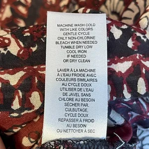 Elie Tahari Floral Print Cotton Puff Sleeve Blouse, XL - NWT thumbnail 7