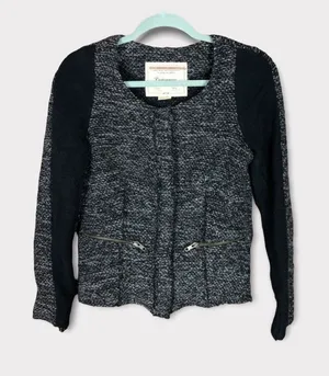 Anthropologie cartonnier sparkly‎ sweater jacket thumbnail 1