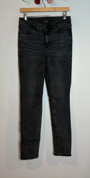 American Eagle washed black Hi-Rise Jeggings thumbnail 1