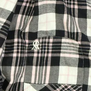 Victorias Secret Plaid Pajama Set Button Down Top Pants Womens Size‎ S thumbnail 5