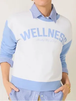 NWT EVEREVE X Lifetime Wellness Graphic Sweatshirt Size Large thumbnail 1
