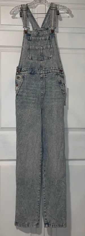 Celebrity Pink Denim Overalls thumbnail 1