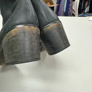 Free People Brooks Black Leather Distressed Ankle Boots Womens 38 Fall Boho thumbnail 10