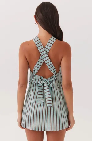 Peppermayo Keira Linen Micro Mini Dress  thumbnail 2
