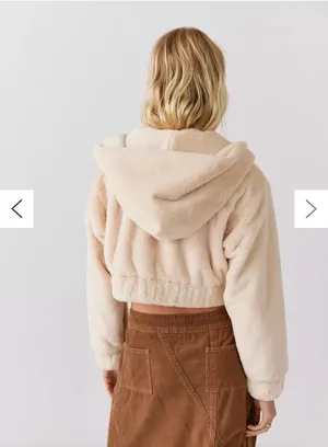 Urban Outfitters Faux Fur Crop Jacket thumbnail 2