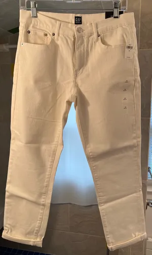 Gap Denim Best Girlfriend White Ankle Jeans Size 6 / 28 Waist thumbnail 1