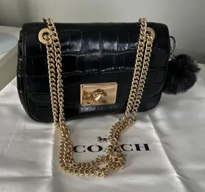 Embossed Crocodile Cassidy Chain Crossbody/Shoulder Bag thumbnail 1