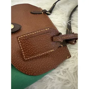 Dooney & Bourke Alto Small Nylon/Leather Crossbody Saddle‎ Crossbody Purse Bag thumbnail 8