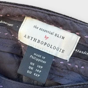 Anthropologie Velvet Essential Slim Trouser thumbnail 5