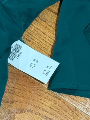 NWT Dark Green Abercrombie Mini Dress XS thumbnail 2