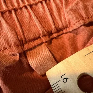 Soft Surroundings Cargo Pants L Burnt Orange Floral Embroidered Boho thumbnail 11