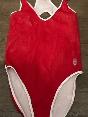 Free People Movement Powerplay Bodysuit in Victory Red. Size XS/S thumbnail 4