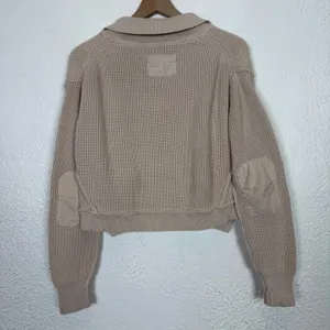 Free People Worn Thru Surplus Cardi Open Front Cropped Slouchy Size XS thumbnail 3