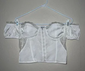 Princess Polly Cooloola Corset Top White thumbnail 2