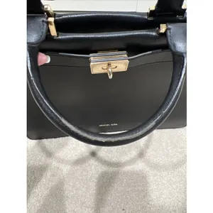 Michael Kors Tatiana Convertible Satchel Crossbody‎ Handbag Black Leather thumbnail 8