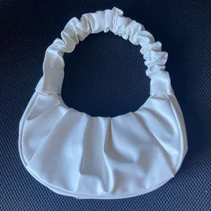 SheIn White Ruched Mini Purse thumbnail 3