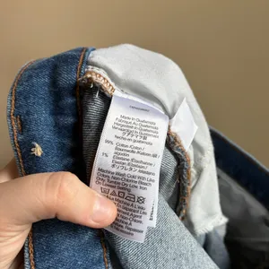 Madewell The Perfect Vintage Straight Jean 31 Blue Womens High Rise Stretch thumbnail 8