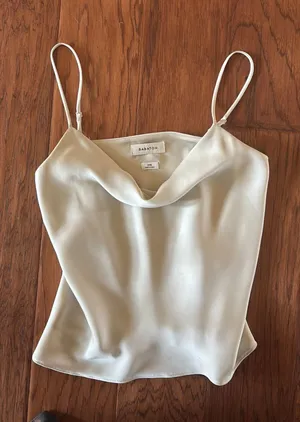 aritzia silk top thumbnail 1