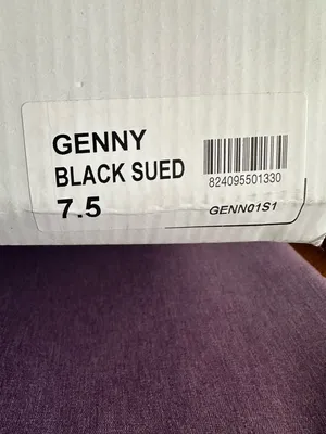 Black Suede Lace-Up Combat Boots with Two-Tone Laces Genny Steve Madden thumbnail 8