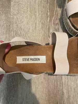 Steve Madden Cream Multi-Strap Espadrille Sandals thumbnail 3