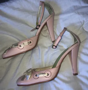 N.Y.L.A. Vintage Strappy Heels thumbnail 1
