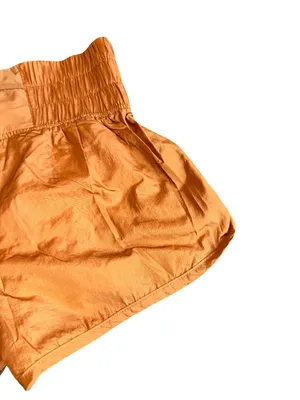 Free People Movement Rust Orange Smocked Dolphin Hem Shorts Boho X-Small Women's thumbnail 13
