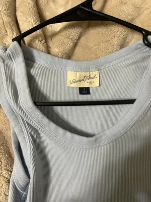 Universal Threads Light Blue Sleeveless Maxi Tank Dress thumbnail 2