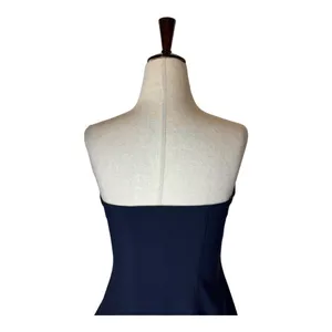 Likely Dress Women 2 Navy Blue Strapless Ruffled Bodycon‎ Mini Cocktail Party thumbnail 4