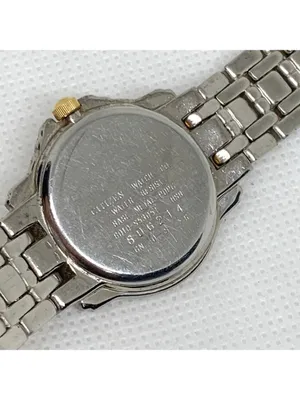 Citizen women’s watch vintage two tone date date quartz 6010-s53051 running thumbnail 5