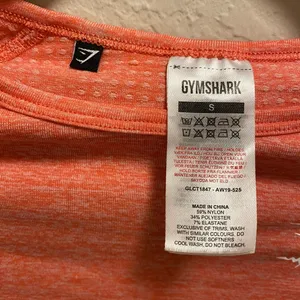 Gymshark Pink Vital Seamless Long Sleeve Crop Top Size Small thumbnail 2