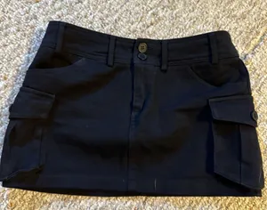 Edikted black mini skirt thumbnail 1
