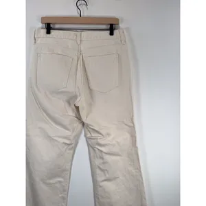 J.CREW Womens Jeans Beige Denim High Rise Relaxed 84 Kickout Crop Rigid Size 29 thumbnail 10