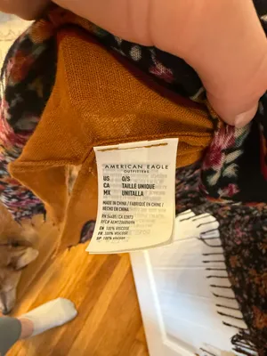 American Eagle Black Floral Kimono thumbnail 5