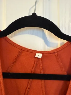Burnt Orange Babydoll Dress thumbnail 3
