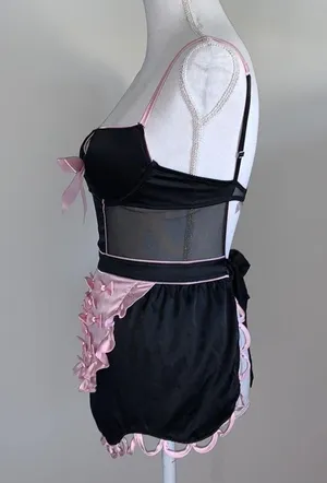 Victoria’s Secret Maid Apron Lingerie thumbnail 3