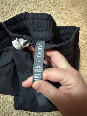Vuori Navy Athletic Shorts with White Drawstring thumbnail 3