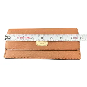 Michael Kors Tan Saffiano Leather Wallet - Excellent Condition, ~8"‎ thumbnail 4