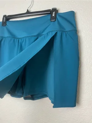 The North Face Teal Mini Skort with Side Slit Size XL thumbnail 4
