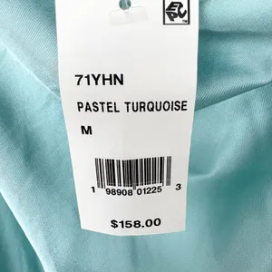 French Connection Oona Satin Strapless Midi Dress Pastel Turquoise Size Medium thumbnail 6