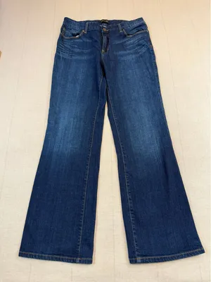 Seven7 | Bootcut Jeans Dark‎ Blue | Women's 12 thumbnail 1