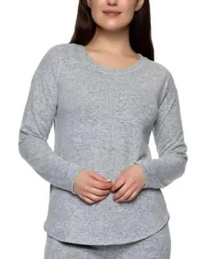 ✨ Felina Long Sleeve Gray Loungewear Top ✨ thumbnail 1