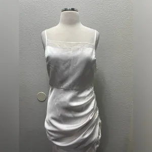 New! Amanda‎ Uprichard London Dress in Ivory sz Medium $282 thumbnail 6