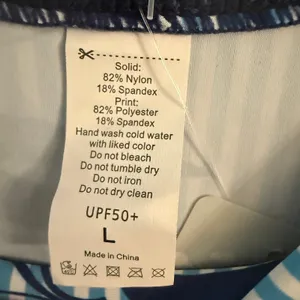 Attract Sports Swim Top Women's Large Blue NWT thumbnail 3