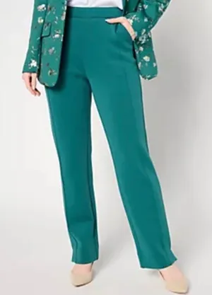 Isaac Mizrahi Live! Regular Scuba Straight Leg Pants Size 6 NWT thumbnail 1