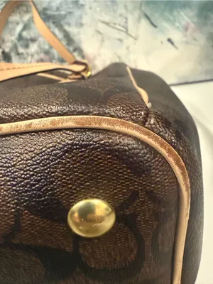 Coach Signature Payton Jordon Double Zip Signature Carryall Shoulder Tote Bag thumbnail 8